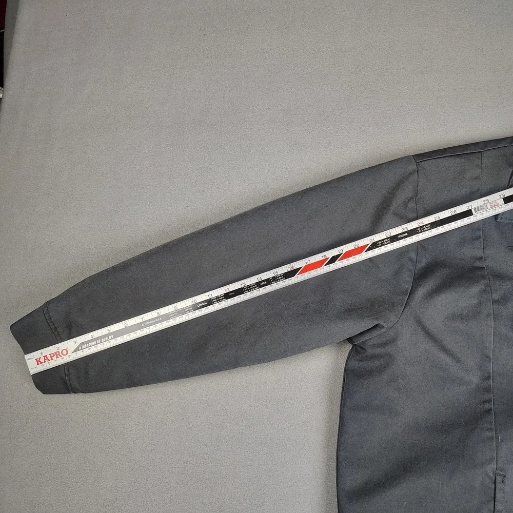 Vintage Wear Guard Jacket Men *Fits* 4XL 5XL Gray Quilted Lining Insulated‎ Coat